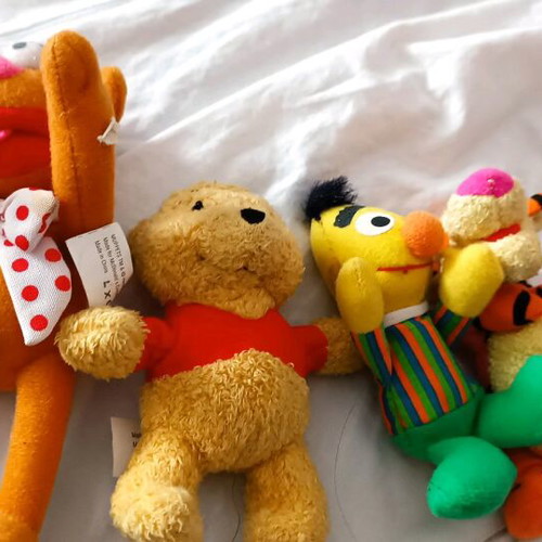 McDonalds Babymeal Collectible Toys Used, 90s Fozy Tiger Winnie Sesame