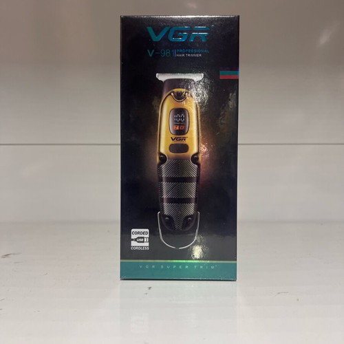 Professional hair clipper VGR V-981 new, gold color