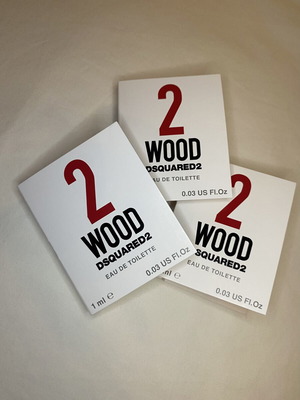 Dsquared2 2 Wood Eau de Toilette tester set 3x 1ml
