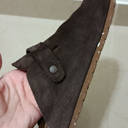 Zara Home brown leather clogs used, size 37