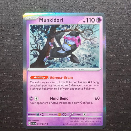 Munkidori ASC 099 Pokémon card new