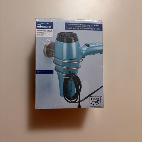 Stainless Steel Hairdryer Holder new