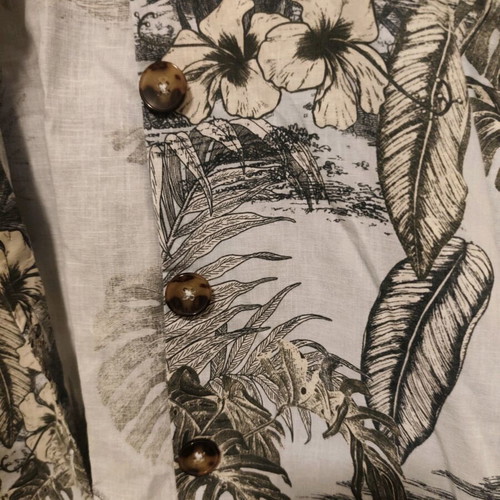 Massimo Dutti women's shirt size M EU 38 like new with tropical print