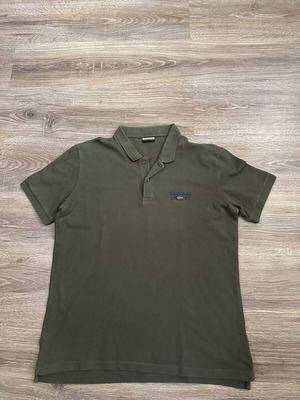 Napapijri Polo Shirt with Collar used, XL, green