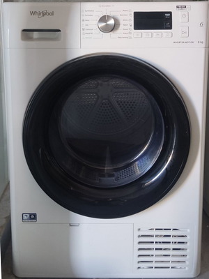 Whirlpool στεγνωτήριο με αντλία θερμότητας 8kg σαν καινούργιο