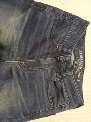 American Eagle denim leggings like new, blue, size XS/S