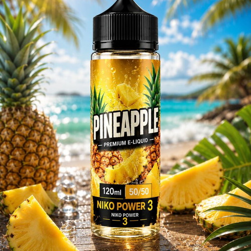 Pineapple 120ml 50/50 NIKO POWER 3 new handmade e-liquid