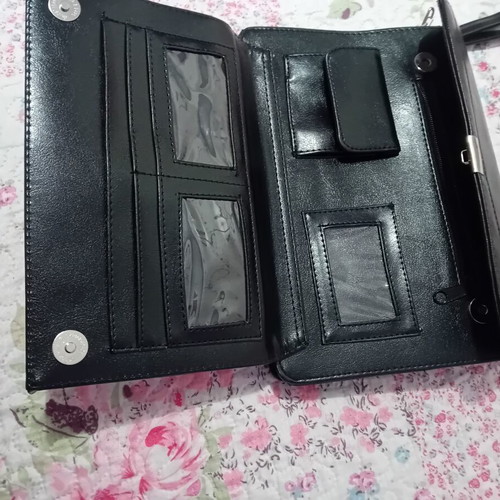 Men's Bag new, black with multiple storage compartments