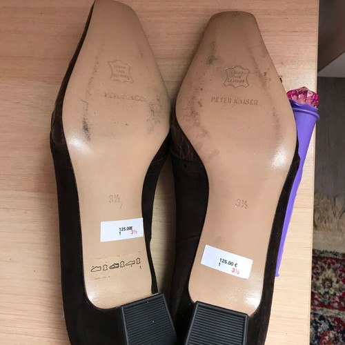 Peter Kaiser small brown heels new, unworn