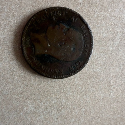 Collectible 10 Lepta Diobolon Coins 1882 King George used, 2 pieces