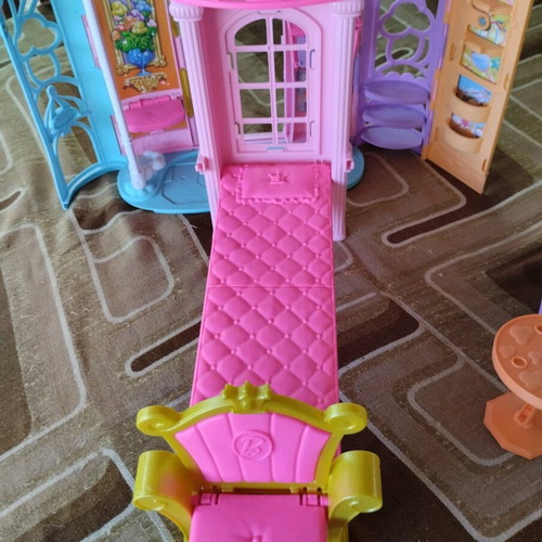 Barbie Princess Dreamtopia castle used with missing parts
