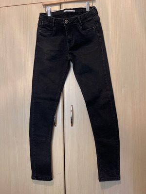 ZARA jeans used, skinny, size 36, black, elastic