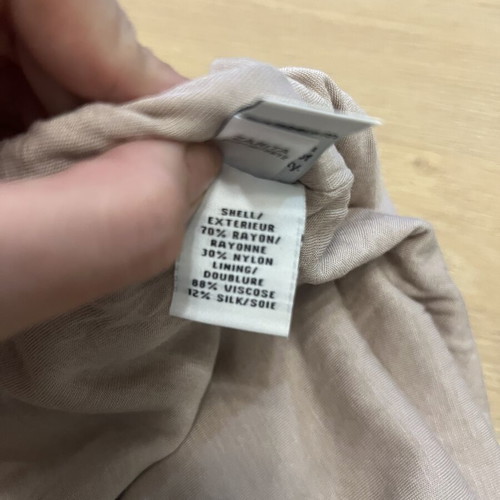 Diane Von Furstenberg dress, size M, beige
