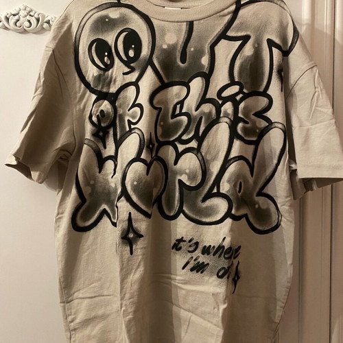 Bershka blouse with design long small like new