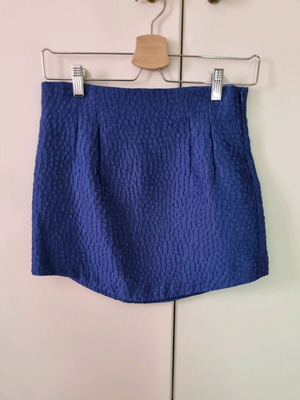 Mini φούστα Zara μπλε electric σαν καινούργιο, μέγεθος Small