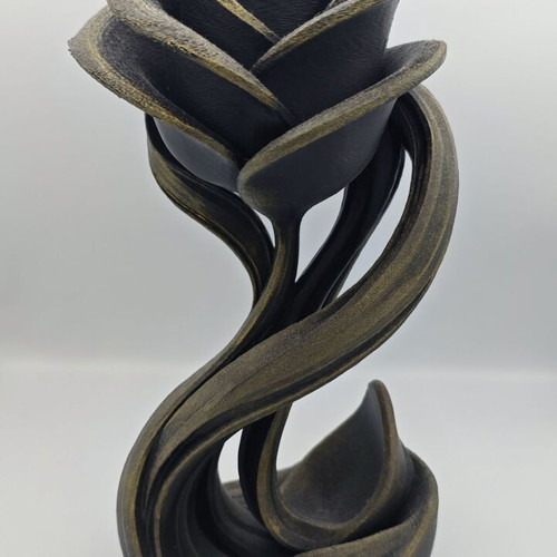 3D Printed Gothic Rose new decorative eternal rose 23cm