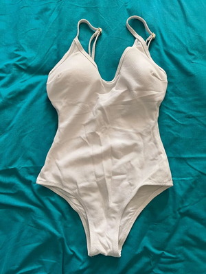 Maan Island Collection swimsuit white, like new, size S