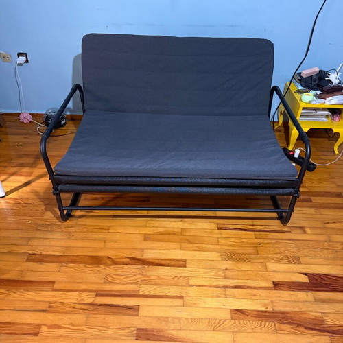 Two-seater folding sofa bed like new