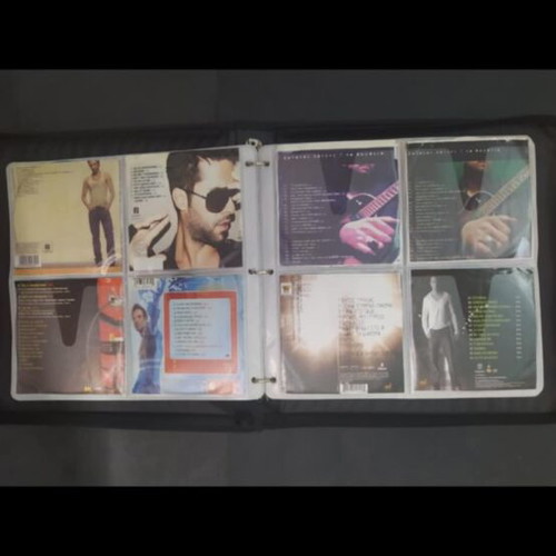 CD case with 120 CDs used, pack
