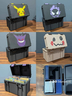 Pokémon Storage Box for Top Loaders, Holds Up to 50 Sleeves