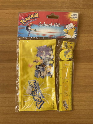 Pokemon Official Nintendo School Kit 1998 New