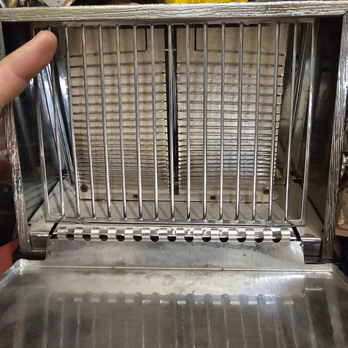Vintage Kalorik Toaster 60s used, one handle broken