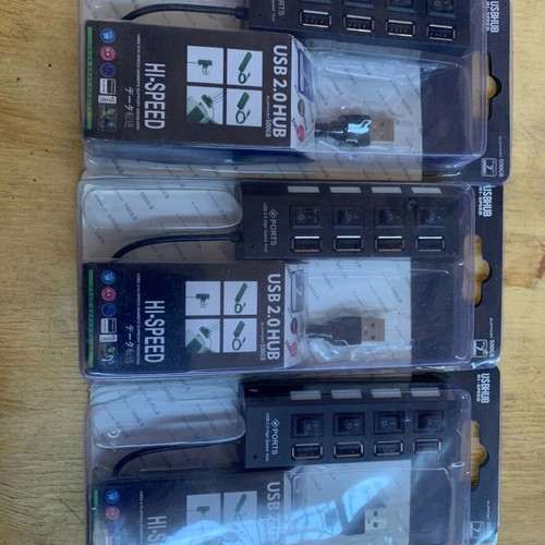 Usb Hub 4-Port USB 2.0 new, compatible with USB-A