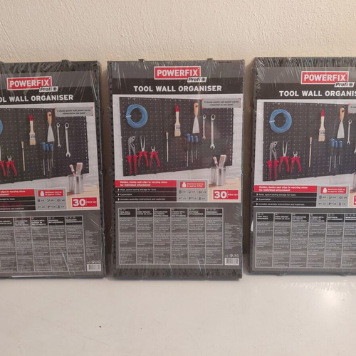 Power fix profi tool wall organizer 3 panels new
