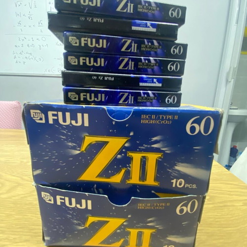 Fuji ZII 60-minute audio cassette new