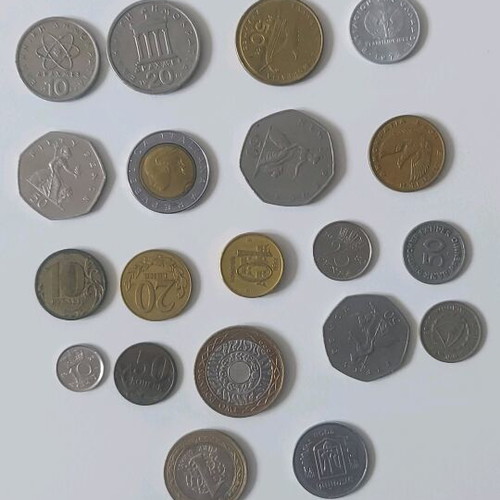 Various coins used