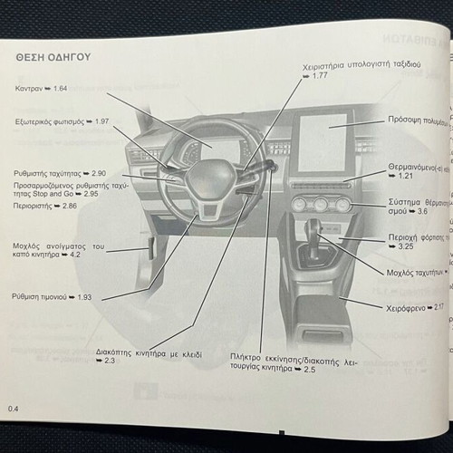 Renault Clio Greek manual and service book like new 2019-2025