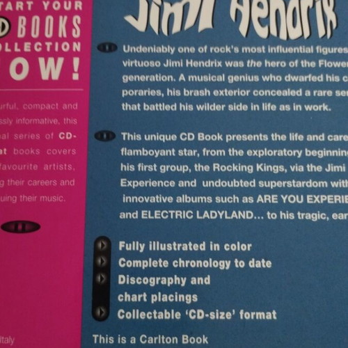 Jimi Hendrix Interview Disc and Fully Illustrated Book limited edition used