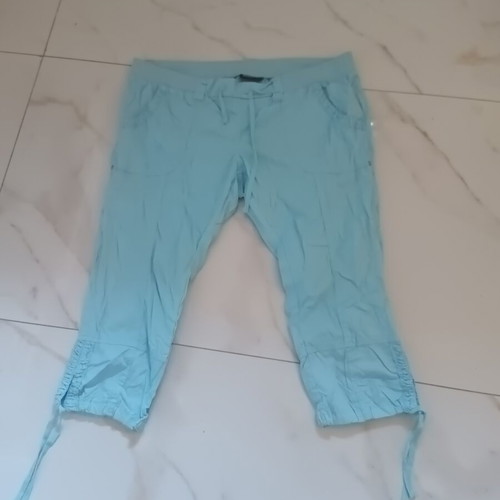 Janina Women Blue 3/4 Pants Size 46 Like New