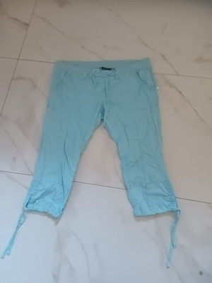 Janina Women Blue 3/4 Pants Size 46 Like New