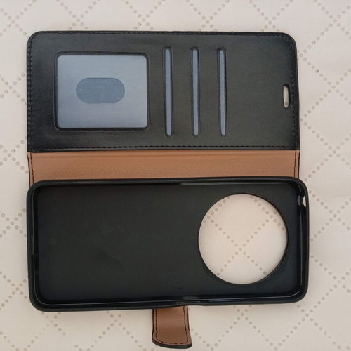 Tech-Protect Wallet black leather for Xiaomi Redmi 14C / POCO C75