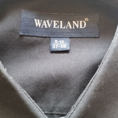 Waveland men's black dress shirt, size M