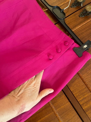 Επώνυμη βιντάζ μάλλινη φούστα Νο M-L σαν καινούργιο