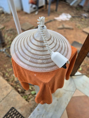 Fluorescent lamp adjustable height used