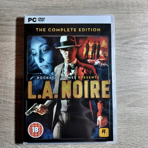 La Noire Rockstar Games used PC game with 2 CDs