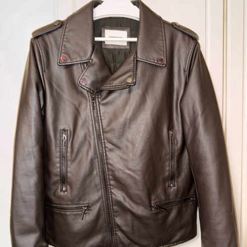 Hamaki-Ho brown jacket like new, faux leather size M