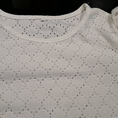 Shein embroidered blouse 10 years old lightly used, white
