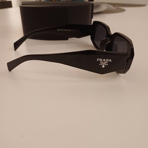Premium Black Geometric Prada Sunglasses new, full luxury set