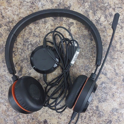 Jabra GN HSC016 wired stereo headset with USB and noise-cancelling microphone