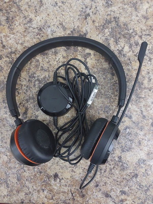 Jabra GN HSC016 wired stereo headset with USB and noise-cancelling microphone