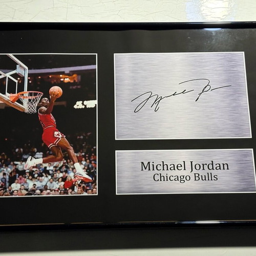 Αφίσα Replica Memorabilia Michael Jordan καινούργια με κορνίζα