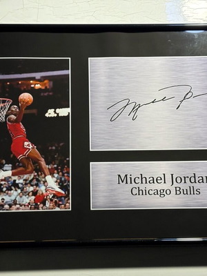 Αφίσα Replica Memorabilia Michael Jordan καινούργια με κορνίζα