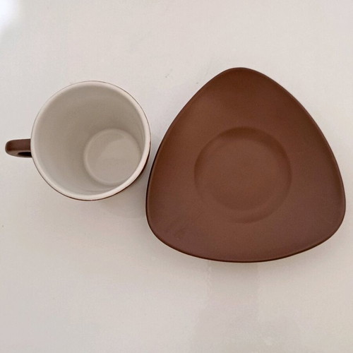 Nescafe collectible ceramic cup and saucer set like new