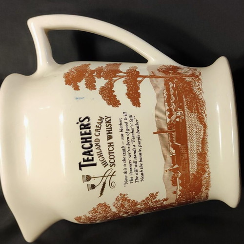 Promotional porcelain jug Teacher's Highland Cream Scotch Whisky like new