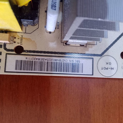 Samsung power supply used