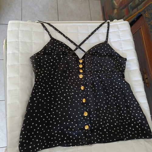 Sonia Rykiel Top like new, size M, white and blue